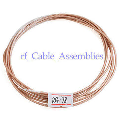 5M RF Coax Coaxial Connector Adapter RG178 cable 500cm