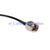 Superbat F male plug to F jack female bulkhead straight Pigtail cable RG174 Wi-Fi Radios