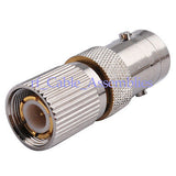 BNC female jack to 1.6/5.6 male plug center straight RF COAX adapter connector