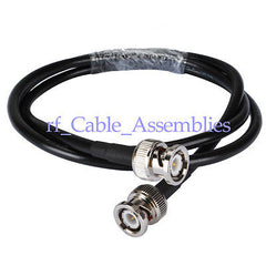 Superbat 15 füße BNC Stecker auf BNC Stecker Drahtlose Antenne Kabel KRS195 Jumper 5M 