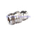10pcs RF coaxial coax adapter F male to N female jack connector straight