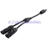 10pcs MC4 Branch Y Solar cable adapter 1F2M TUV free shipping hot sales