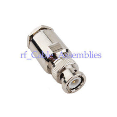 10x BNC Clamp Plug Male RF Coax Connector for LMR400 RG8 RG213 RG214 RG165 7D-FB