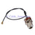 Superbat IPX / u.fl to N-Type female bulkhead pigtail cable 1.37mm for Wireless