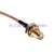10x SMA female bulkhead O-ring to BNC male right angle Pigtail cable RG316 WiFi